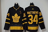 Maple Leafs 34 Auston Matthews Black Gold Adidas Jersey,baseball caps,new era cap wholesale,wholesale hats